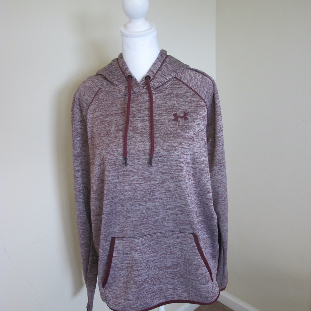 Under Armour Women's Hooded Hoodie athletic sport Sweatshirt Size L EUC - Picture 1 of 6